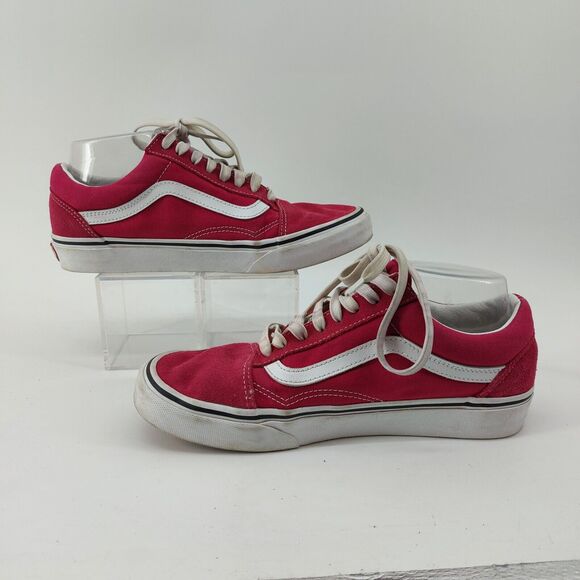 VANS Old Skool Low Magenta Pink Classic Low Top Sneaker Womens 7.5 - Picture 9 of 13